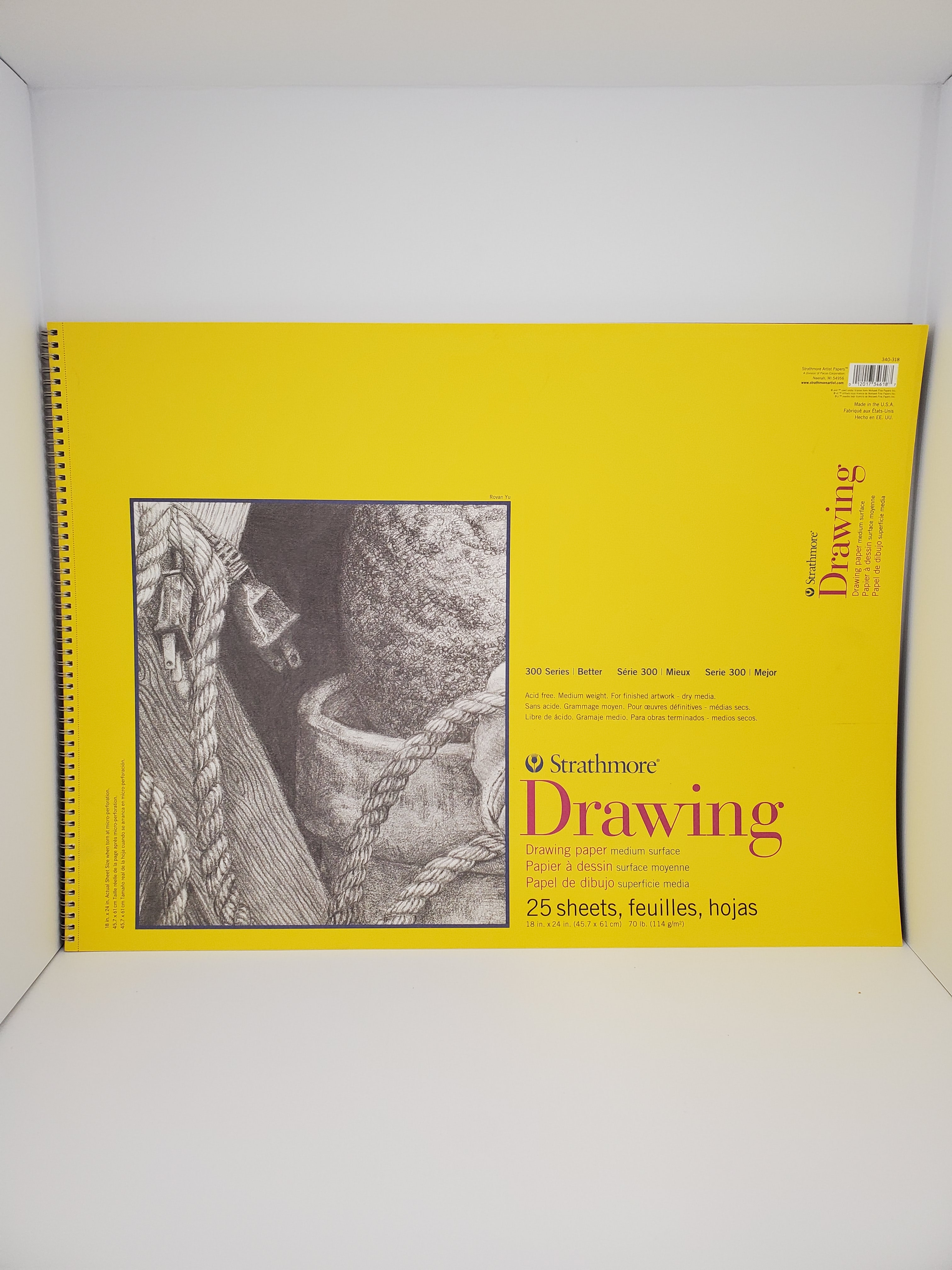 Strathmore Drawing Pad 18x24 25 Sheets