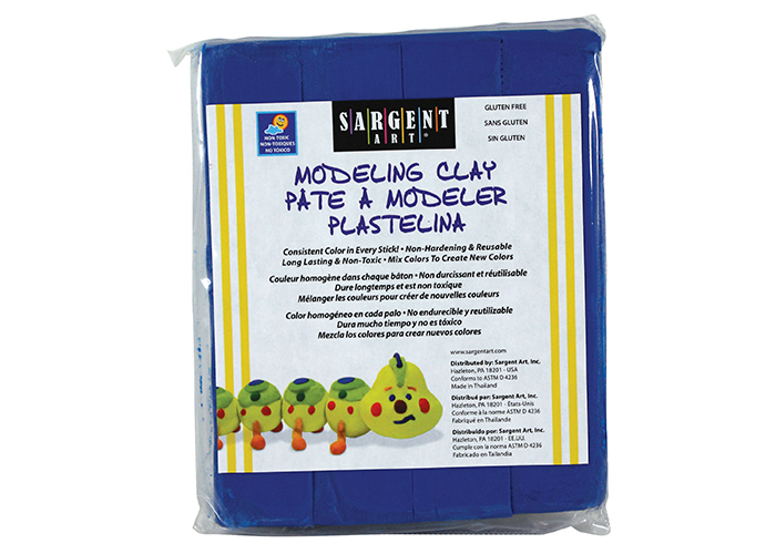 MODELING CLAY SOLID BLUE 1LB