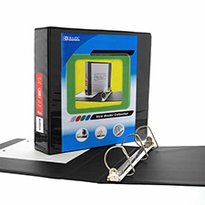 2" BLACK VIEW BINDER D-RING BA