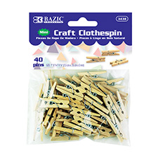 MINI CRAFT CLOTHES PIN 50PK