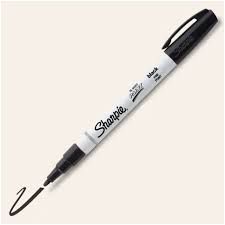 SHARPIE OIL FINE BLACK
