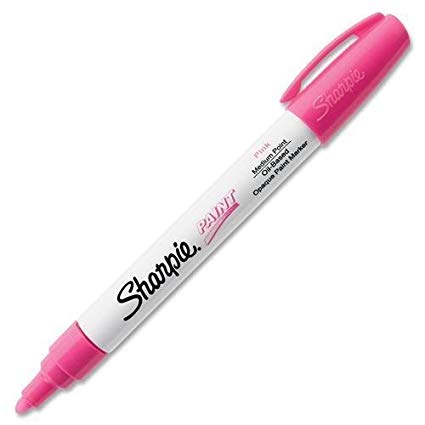 SHARPIE OIL MEDIUM PINK