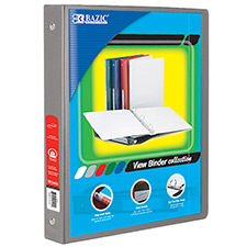 BAZ 1/2" GREY VIEW BINDER