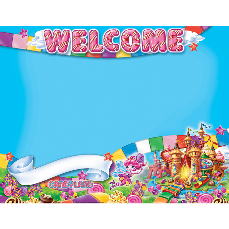 17X22 PSTR CANDY LAND WELCOME