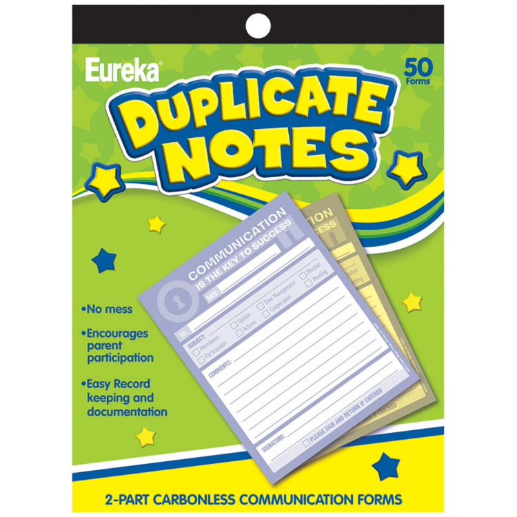 DUPLICATE NOTES 50 FORMS