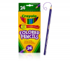 CRAYOLA COLORING PENCIL LG 24C