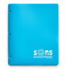 BLUE FOLDER SONS 2-POCKETS