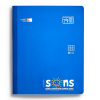 SONS NOTEBOOK QUAD RULED .9MM