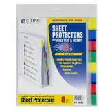SHEET PROTECTOR w/ INDEX  TABS INSERT