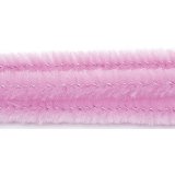 CHENILLE STEMS PINK 6MM 25CT