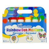 COLOR WASHABLE DOT MARKERS 6CT