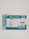 INDEX CARDS 5X8 IN 25 CT