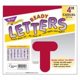 MARRON 4" CASUAL READY LETTERS