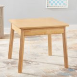 WOODEN SQUARE TABLE NATURAL