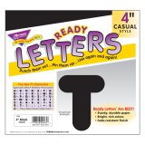 LETTERS CASUAL BLACK 4''