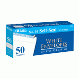 #10 ENVEL WHITE SELF-SEAL 50CT