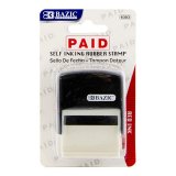 "PAID" SELF-INK RUBBER STAMP