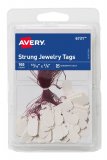 JEWELRY STRUNG TAGS .8"X.4" 100CT