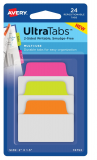 ULTRA TABS NEON COLORS  2" X 1.5"