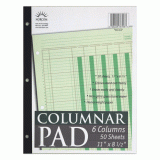 6 Column Pad 11"x 8 1/2"/50