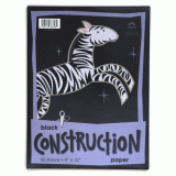 CONSTRUCTION PAPER BLACK