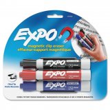EXPO MAGNETIC CLIP ERASER W/3