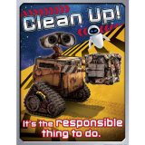 17X22 PSTR WALL-E CLEAN UP