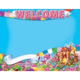 17X22 PSTR CANDY LAND WELCOME