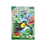 COLOUR BY NUMBERS TROPICAL BIRDS MINI