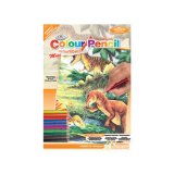 COLOUR BY NUMBERS DINOSOURS