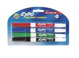 EXPO DRY MARKERS FINE 4CT ASST