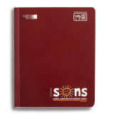 SONS COMP NOTEBOOK BURGUNDY