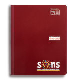 SONS NOTEBOOK SECOND BURGUNDY