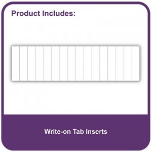 INDEX DIVIDER 5 TAB CLEAR