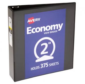 AVERY ECO VIEW BINDER BLACK 2"