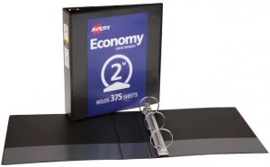 AVERY ECO VIEW BINDER BLACK 2"
