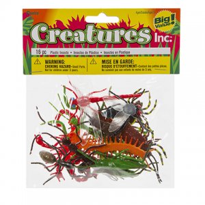 PLASTIC INSECTS 16PC