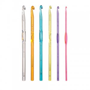 6 INCH ACRYLIC CROCHET HOOK SE