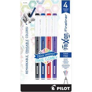 FRIXION FINELINER 4CT MRKR CLASSIC COLORS
