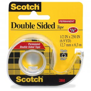 3M DOUBLE SIDED TAPE .5X250"