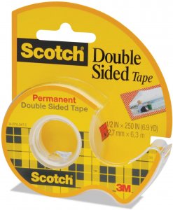3M DOUBLE SIDED TAPE .5X250"