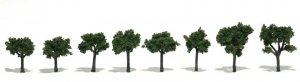MED GREEN TREES  8 PK