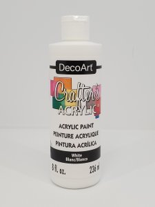 CRAFTERS ACRYLIC WHITE 8OZ