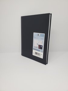 HARDCOVER NOTEBOOK LINED BLACK COVER