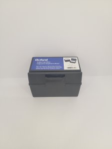 INDEX CARD BOX PLASTIC 3X5