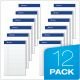 12-PACK JR MEMO SIZE PADS WHITE