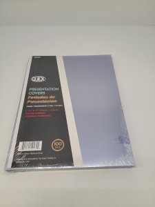 BINDING COVER PVC CLEAR  100CT
