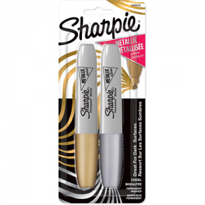 SHARPIE METALLIC GOLD & SILVER