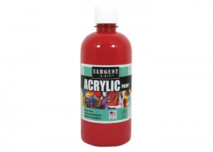 ACRYLIC PAINT RED 16OZ