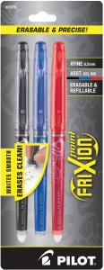 FRIXION POINT ASST GEL PEN 3PK
